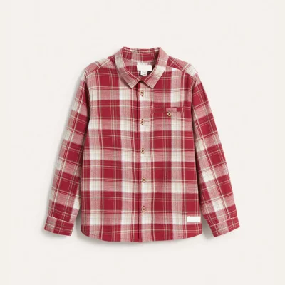 Kids' Red/White Checked Shirt